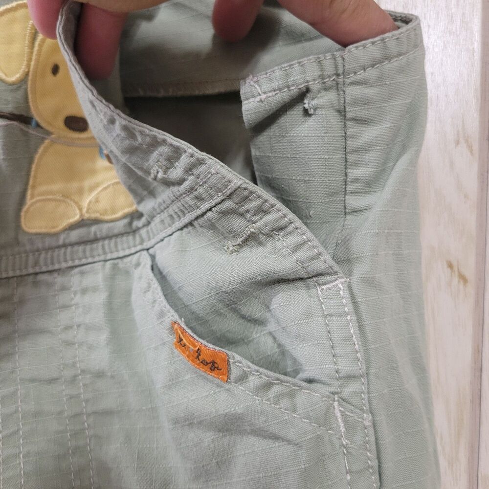 Le Top Dog and Fish Romper Overalls 12M - Picture 2 of 4